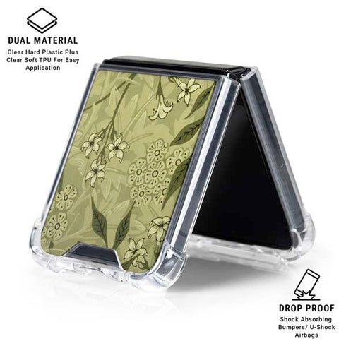 Jasmine by William Morris Galaxy Z Flip6 Clear Case